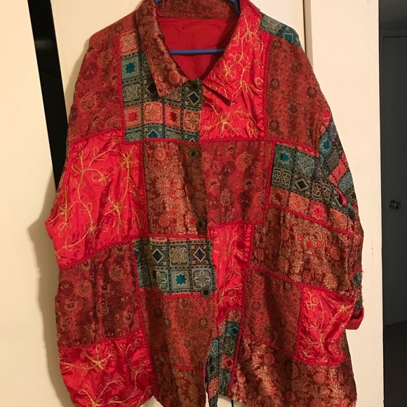 Multicolored Divasize Jacket - Picture 2 of 4